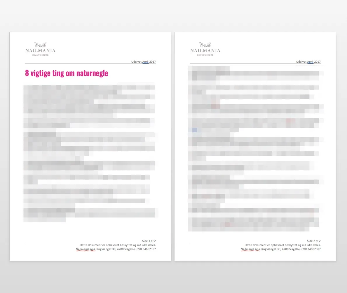 8 vigtige ting om naturnegle