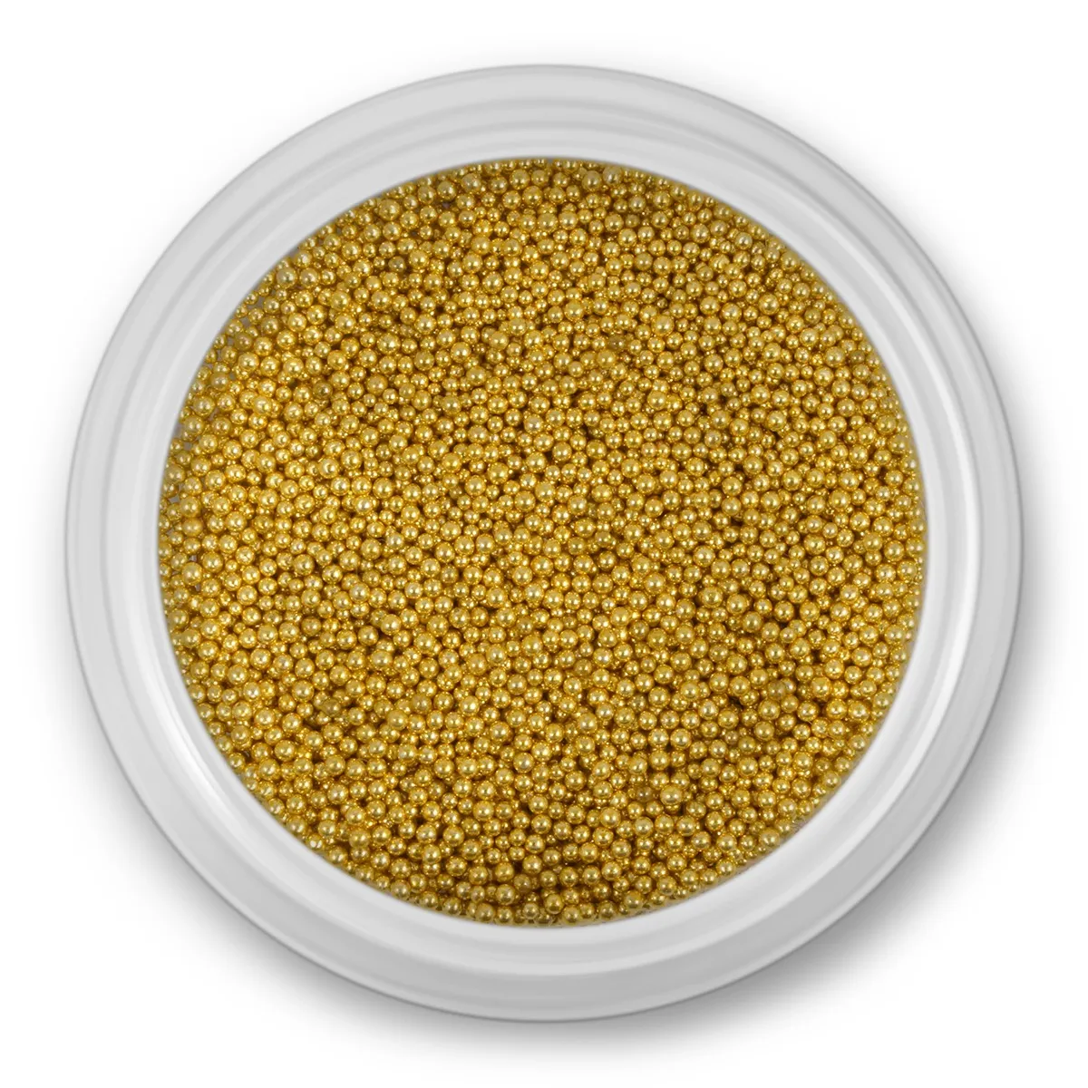 Mini beads, guld, ca. 3g