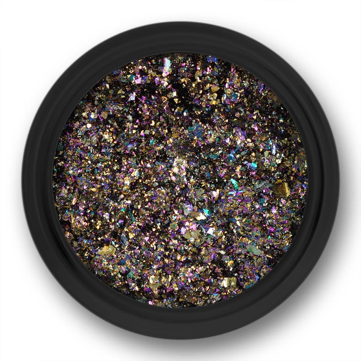 Chrome Flakes, Guld/Lilla