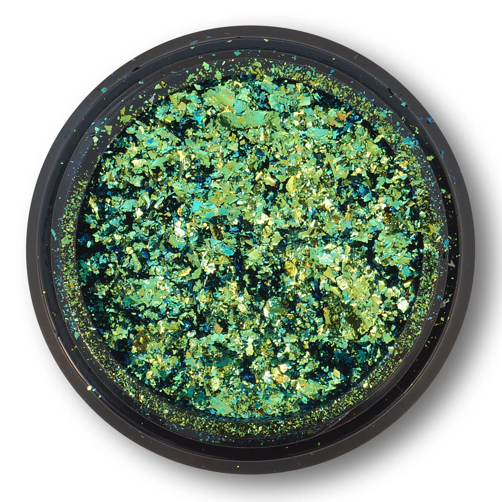 Chrome Flakes, Turkis/Grøn