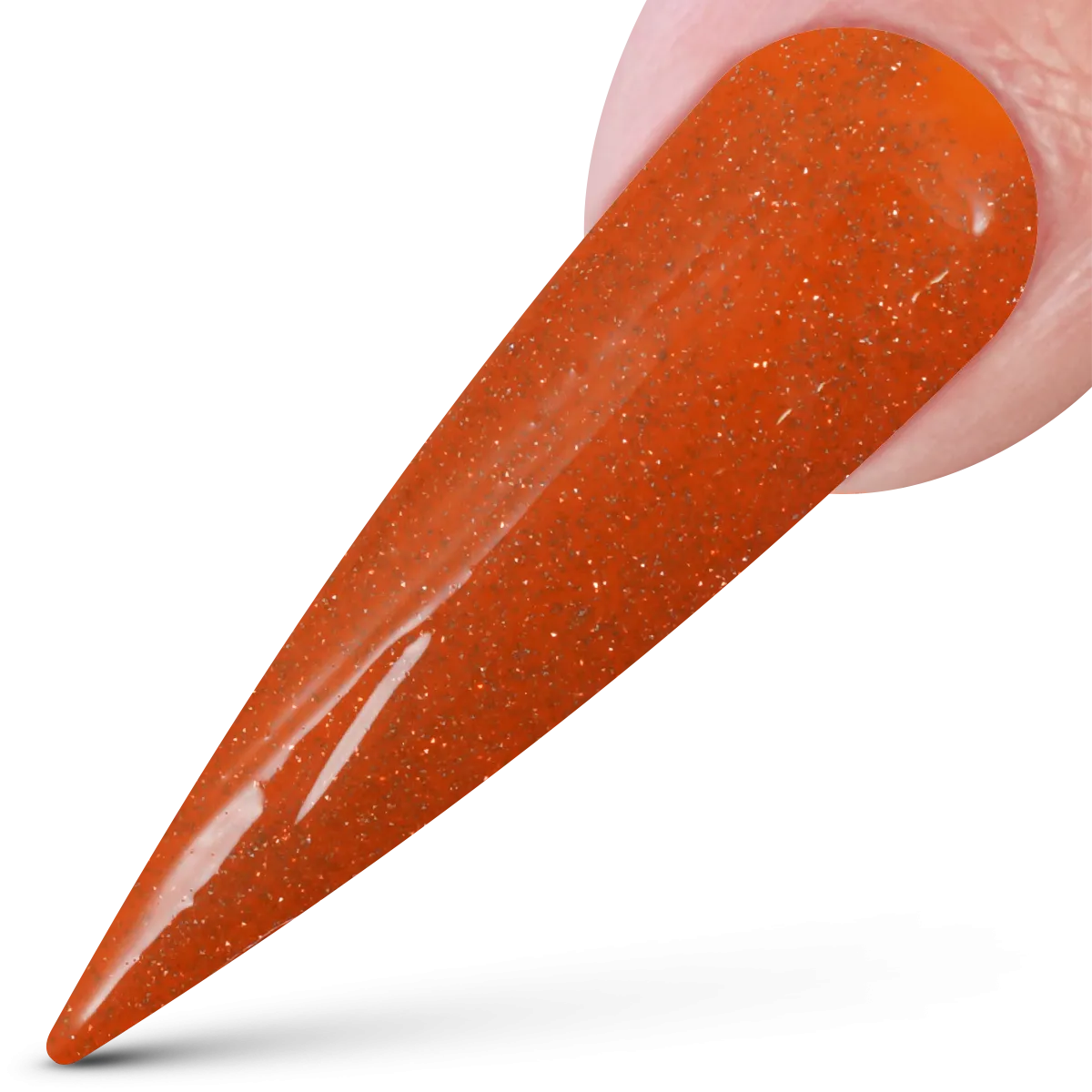 Diamond Polish #295, Diamond Sparkle, Juicy Orange, 15 ml