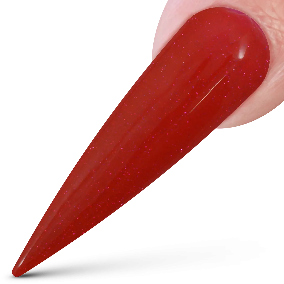 Diamond Polish #296, Diamond Sparkle, Fiery Rambutan, 15 ml