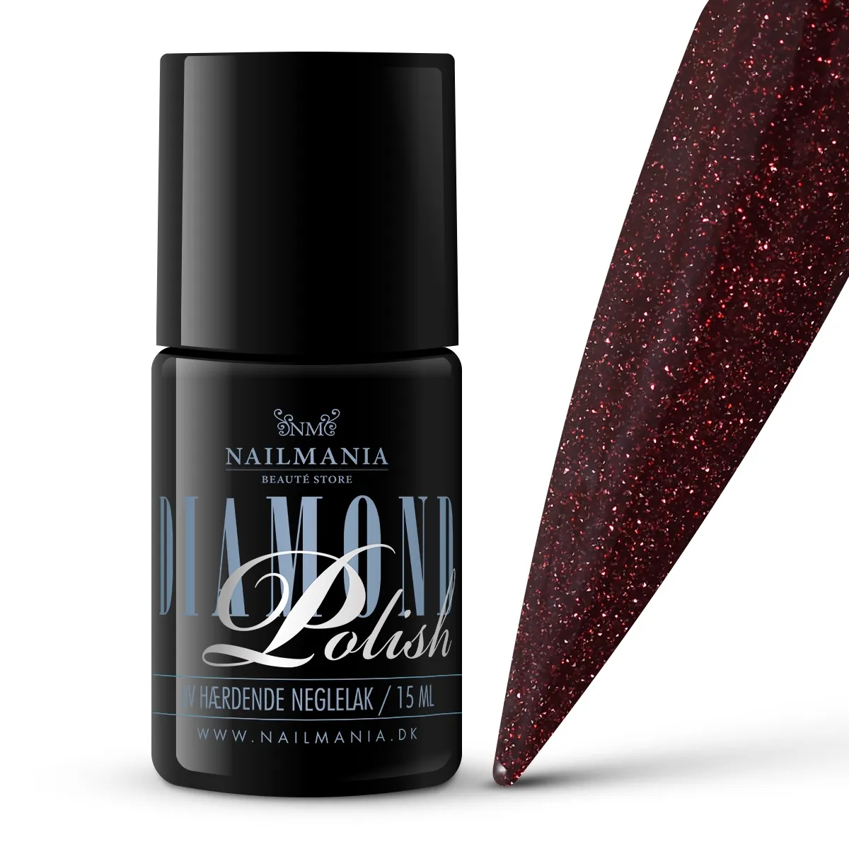Diamond Polish #301, Diamond Sparkle, Miss Santa , 15 ml