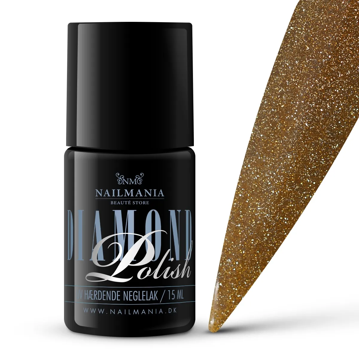 Diamond Polish #298, Diamond Sparkle, Christmas Star, 15 ml