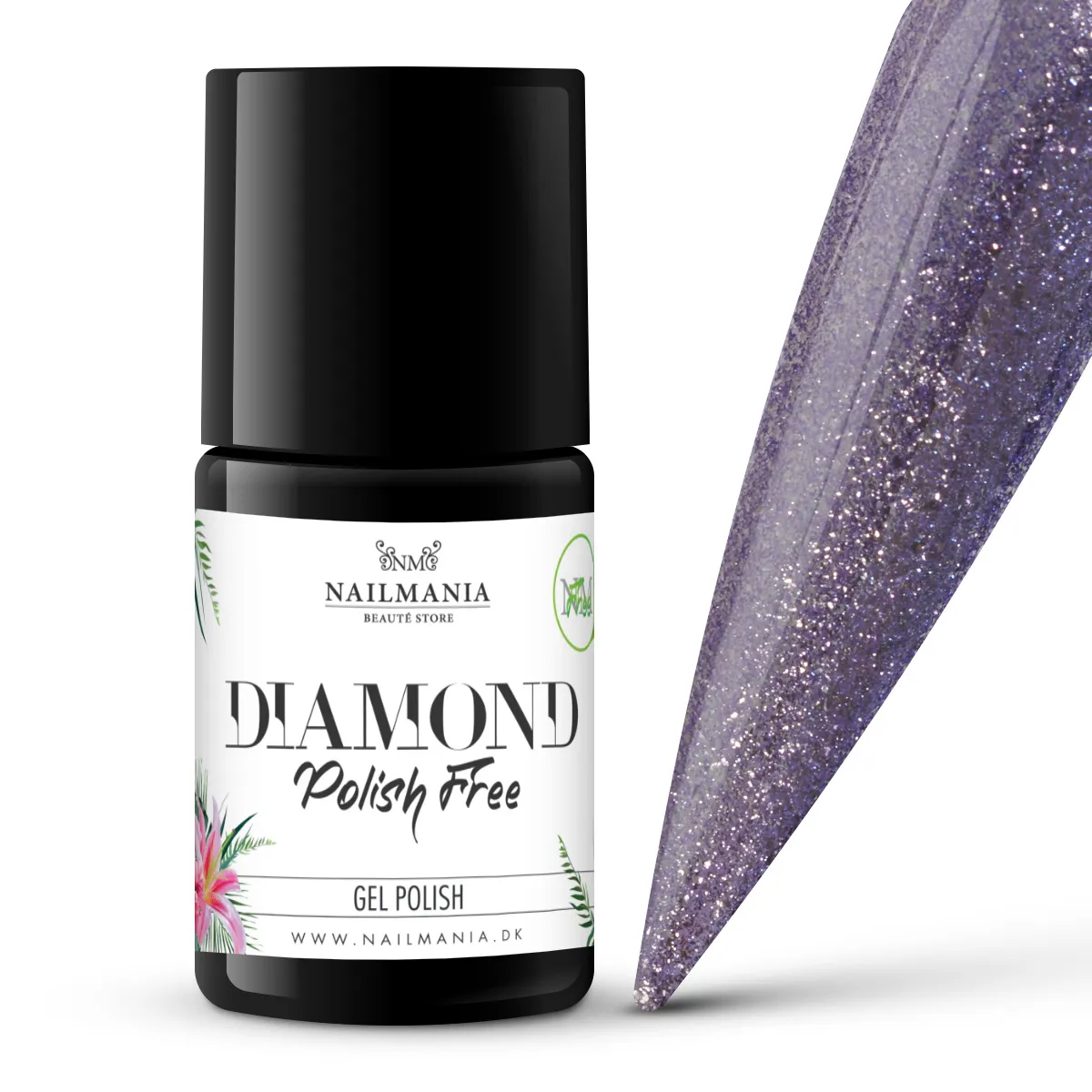Diamond Polish Free #129 - Sugarplum Shimmer, 10ml