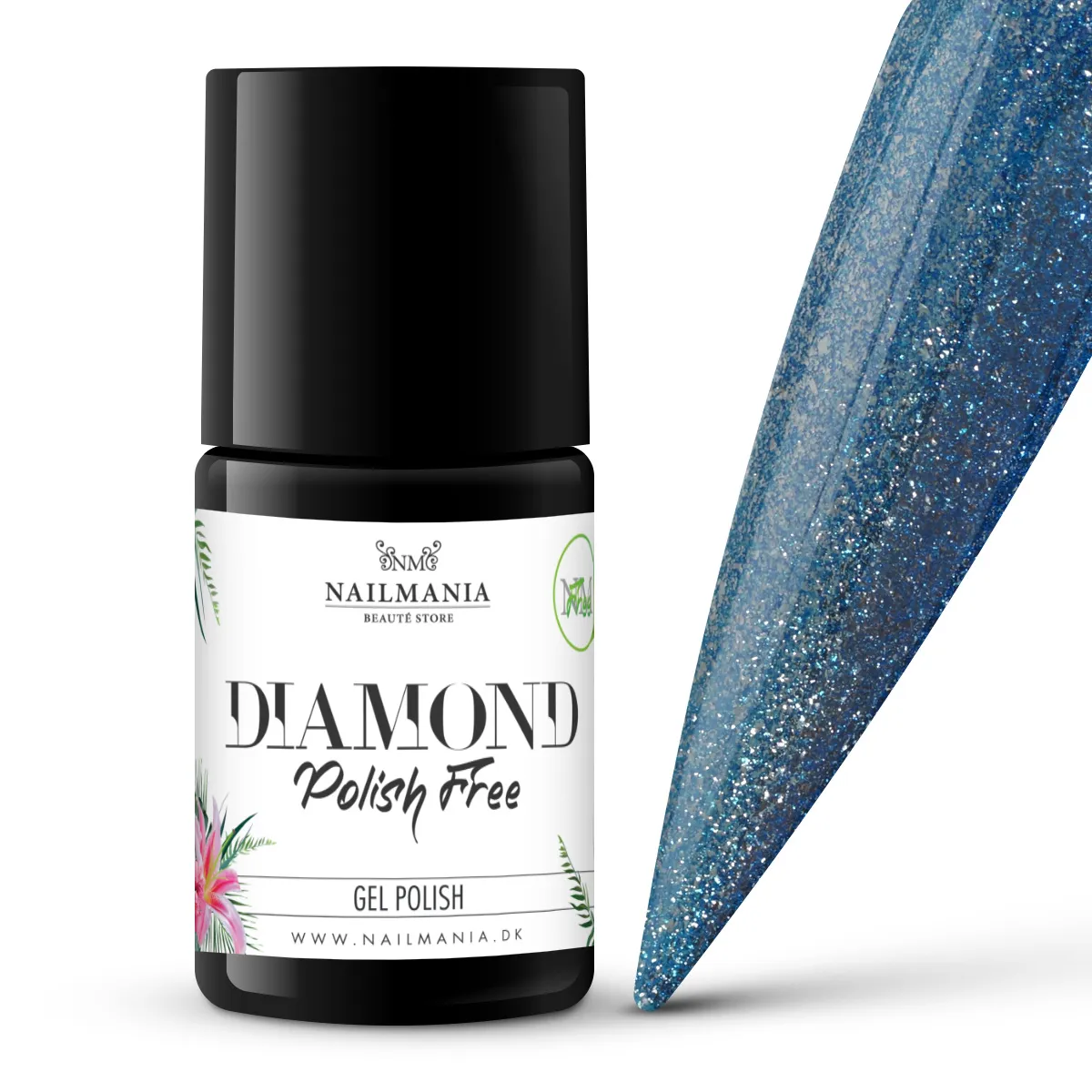 Diamond Polish Free #131 - Frosted Sapphire, 10ml