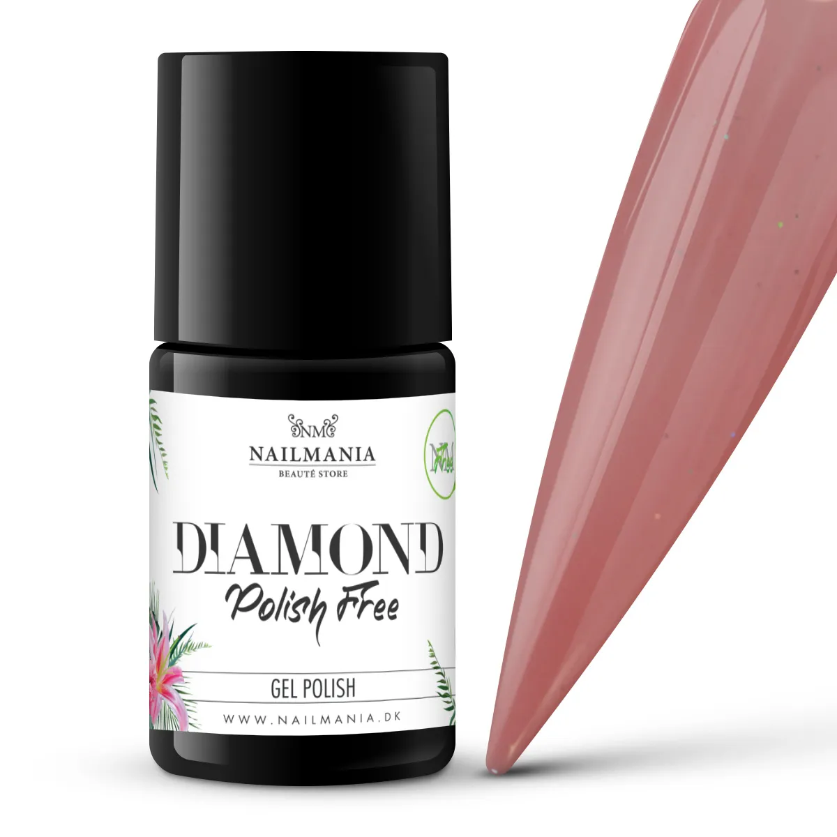Diamond Polish Free, Hard rubber #207 - Soft Blush