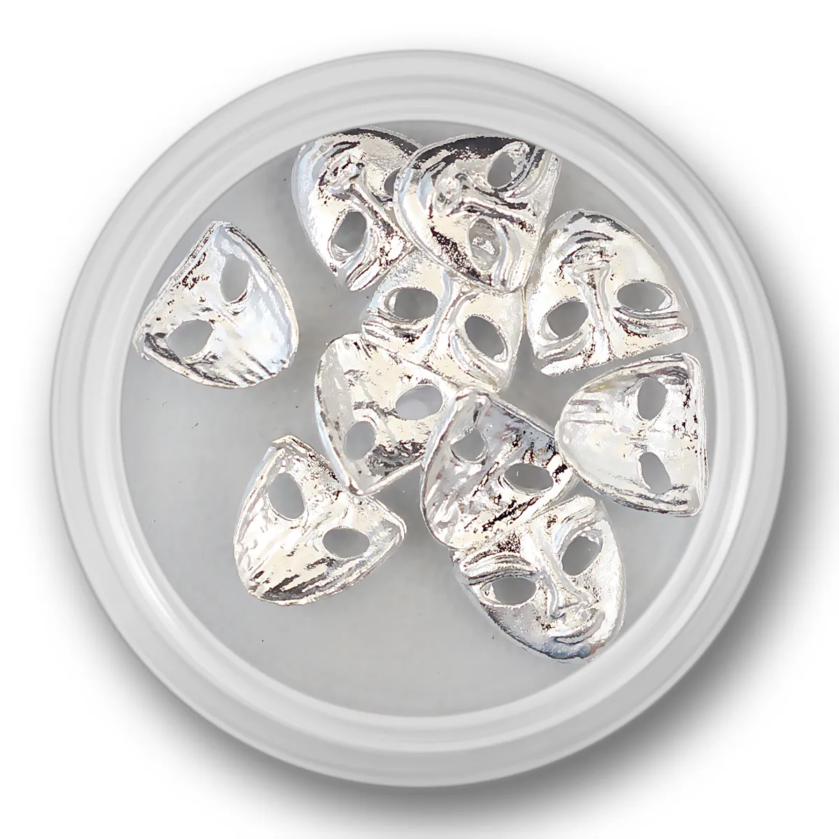 Masker i sølv, 10 stk.