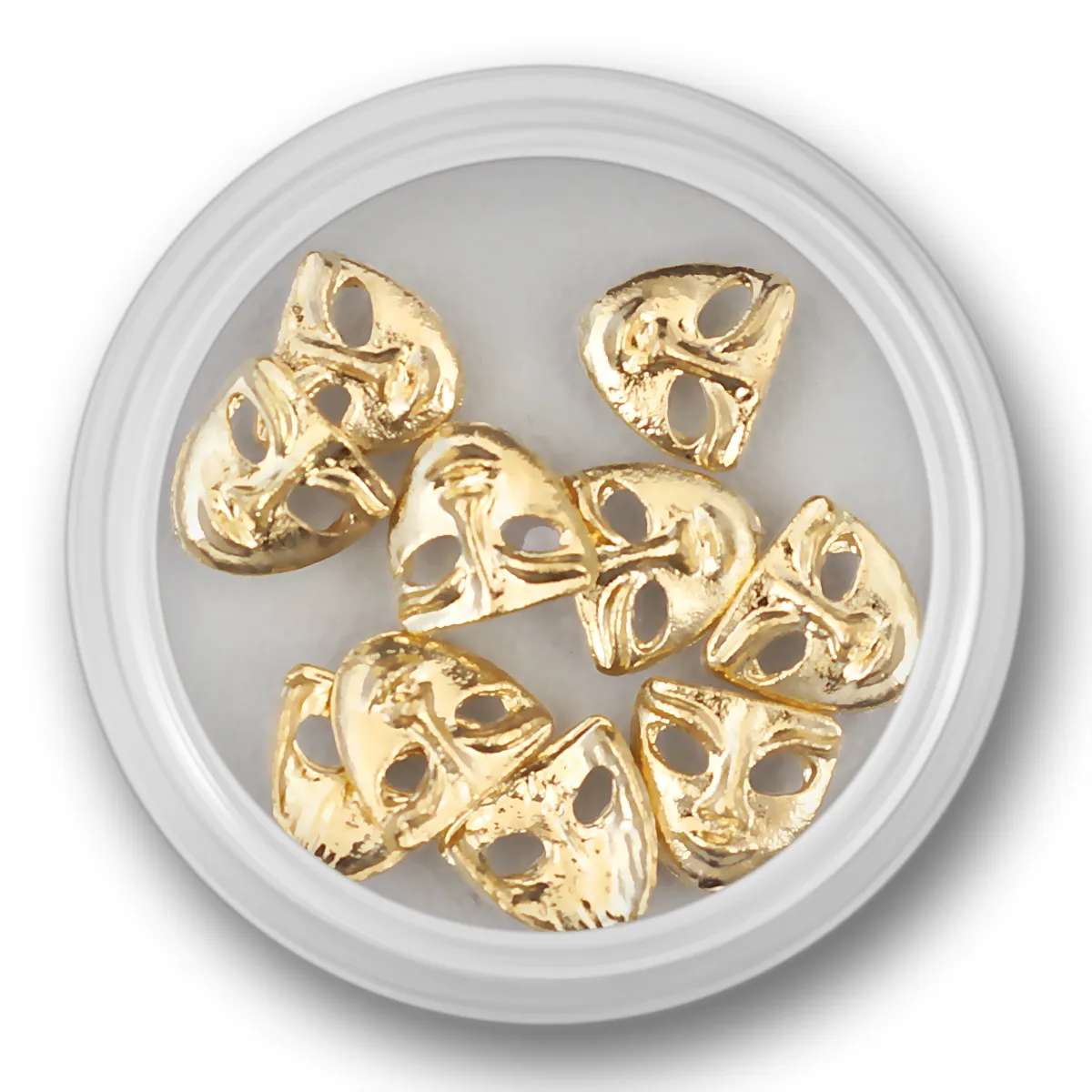 Masker i guld, 10 stk.