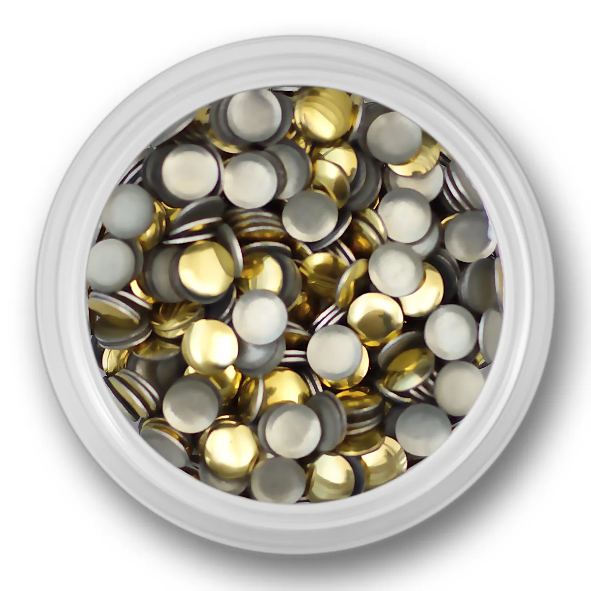 Runde guld dots, Ø4mm