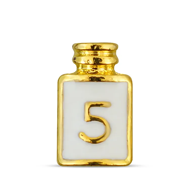 Parfumeflaske i guld, 3 stk.