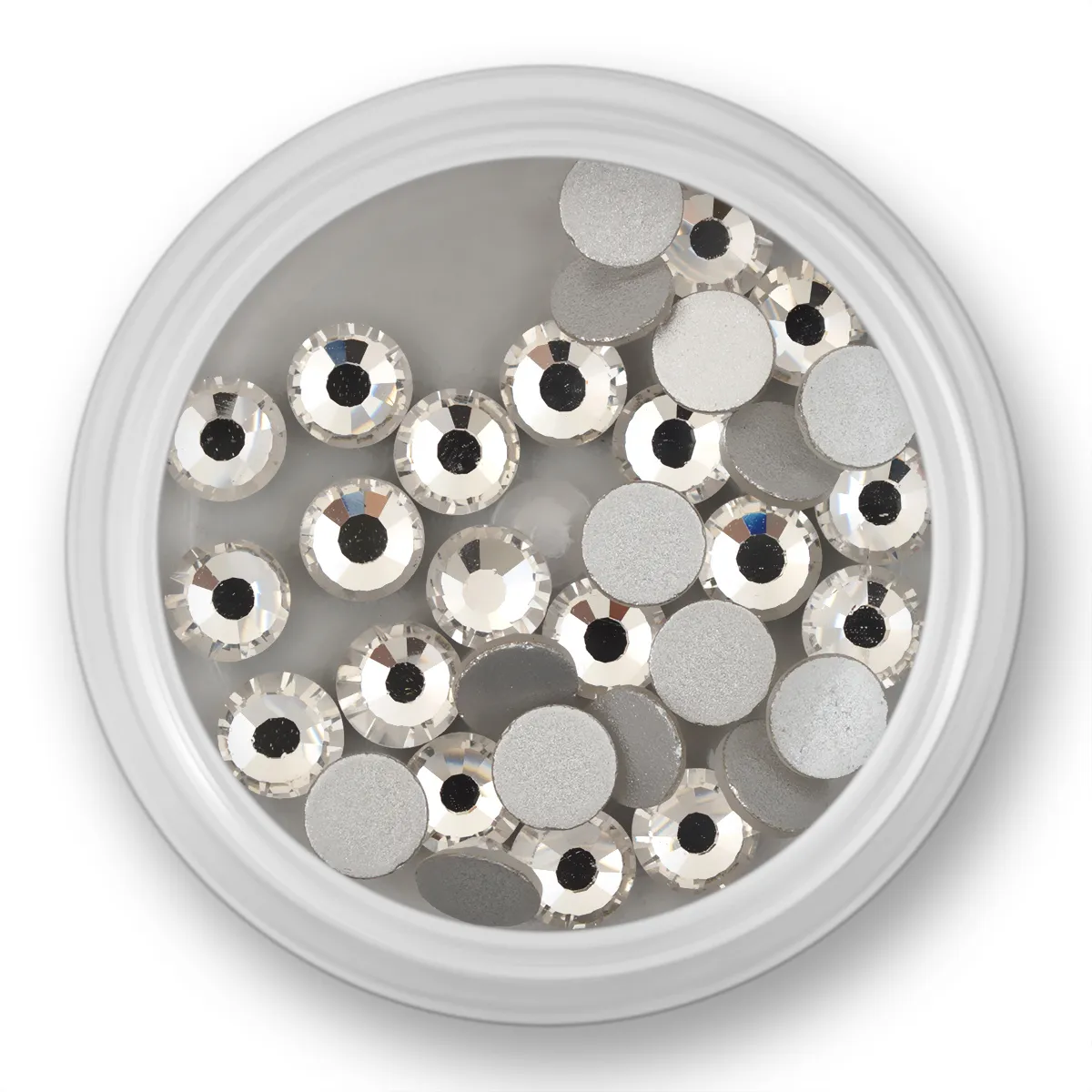 Zirkonia krystal, Klar, 4,8mm, ca. 30 stk. SS20