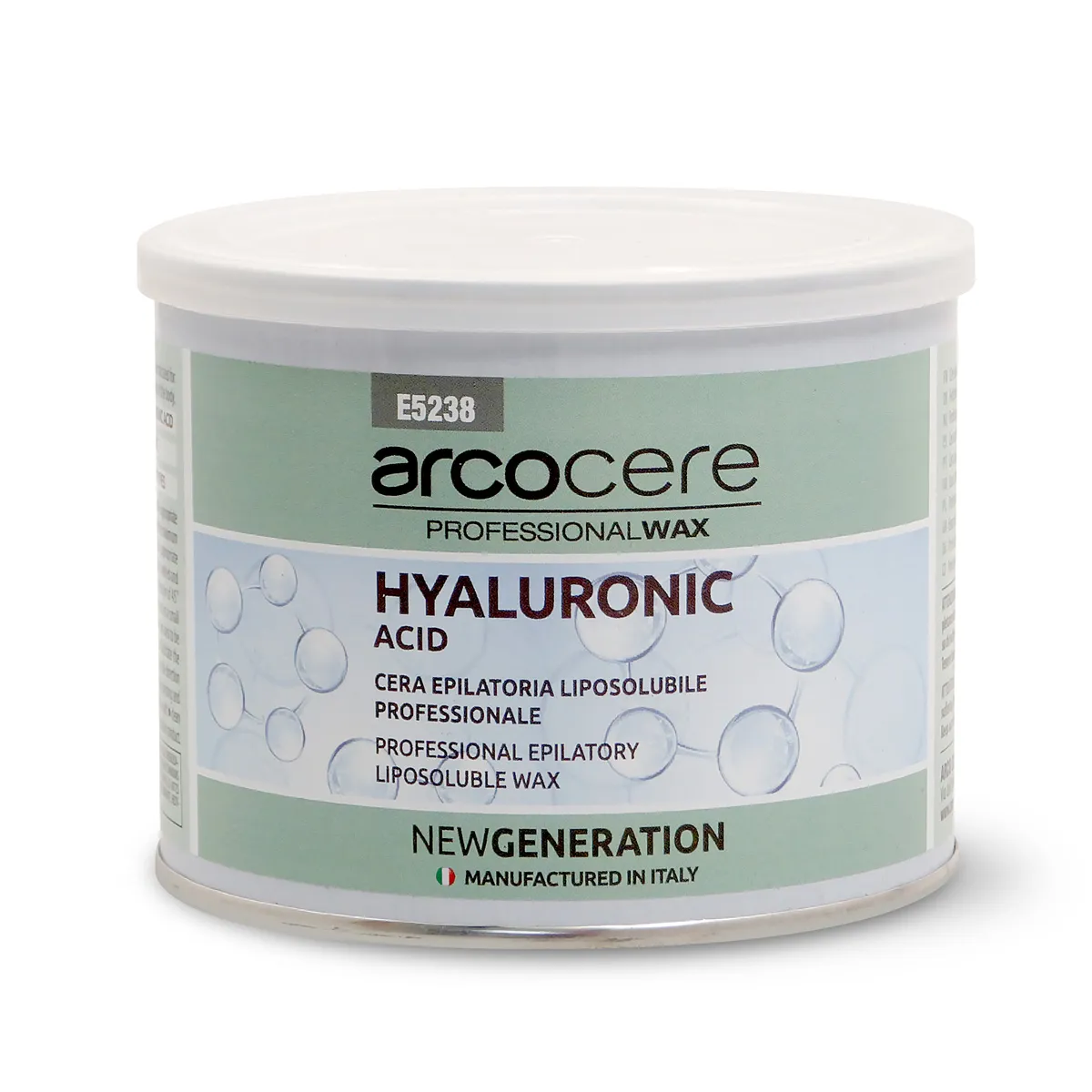 Varmvoks, hyaluron, fugtgivende,  400ml