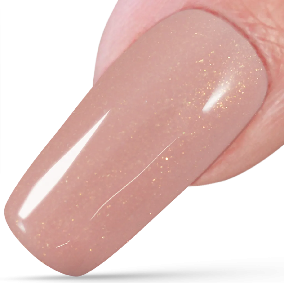 Diamond Polish #905, Hard Rubber, glitter gold ◇ Gel Polish 15ml 