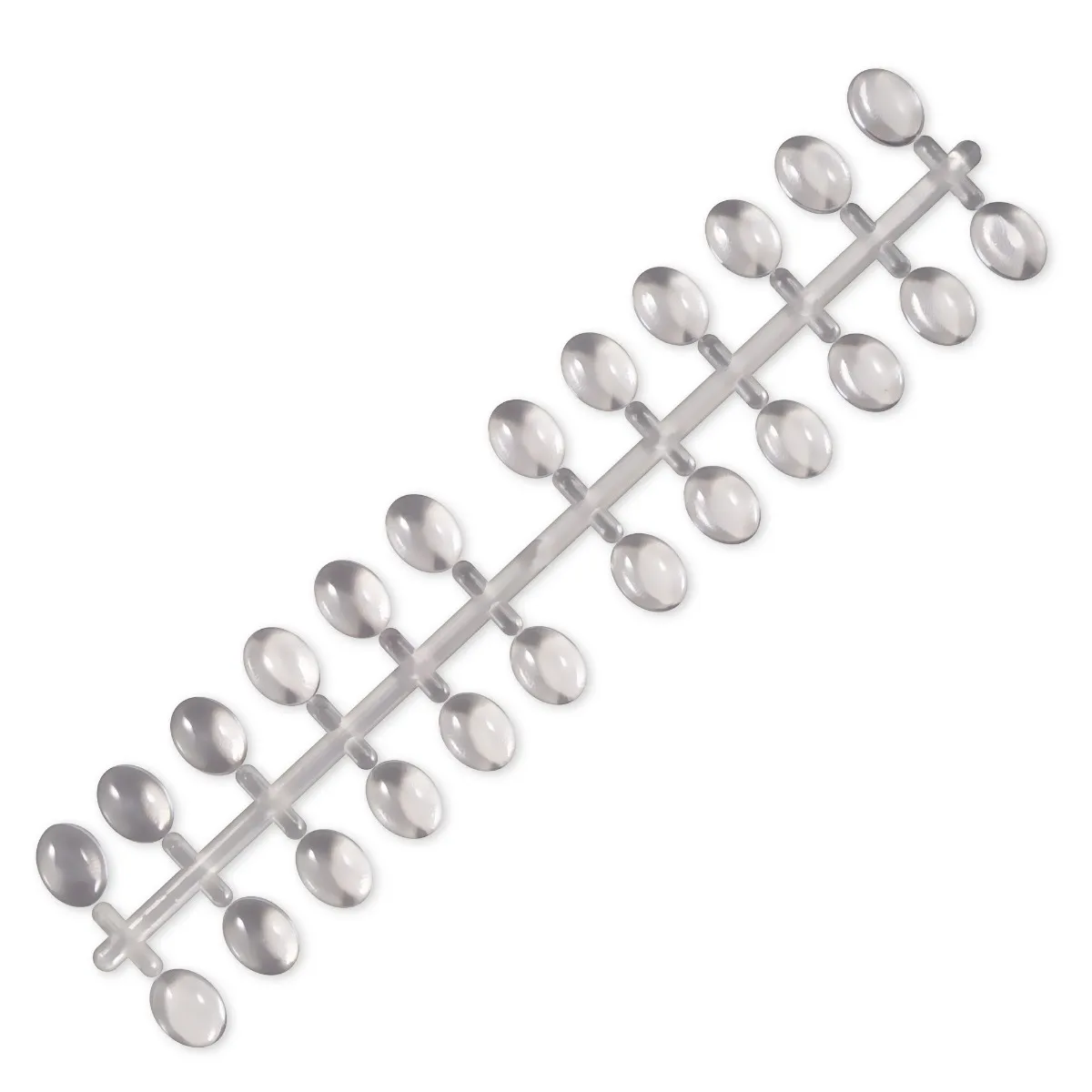 Farveprøvedisplay, med 24 forstørrende dutter