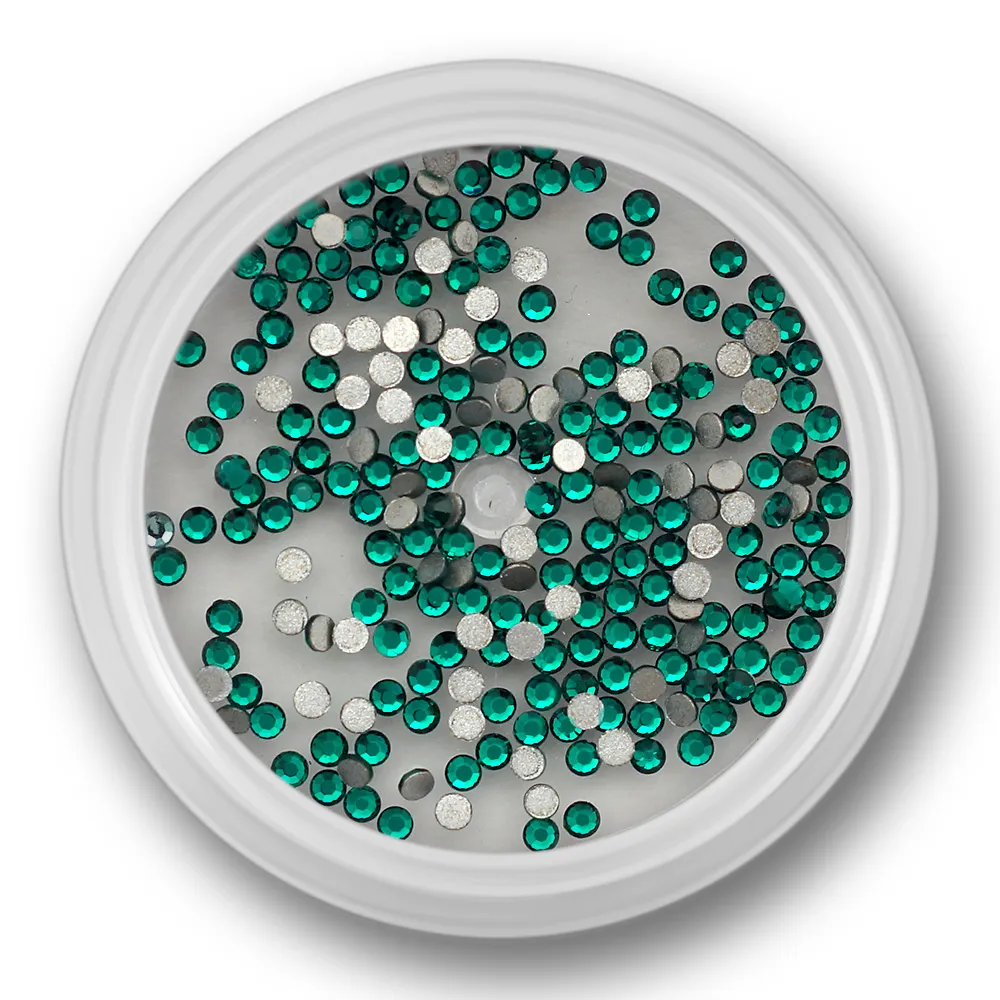 Zirkonia krystal, emerald, 1,5mm, ca. 100 stk, SS4