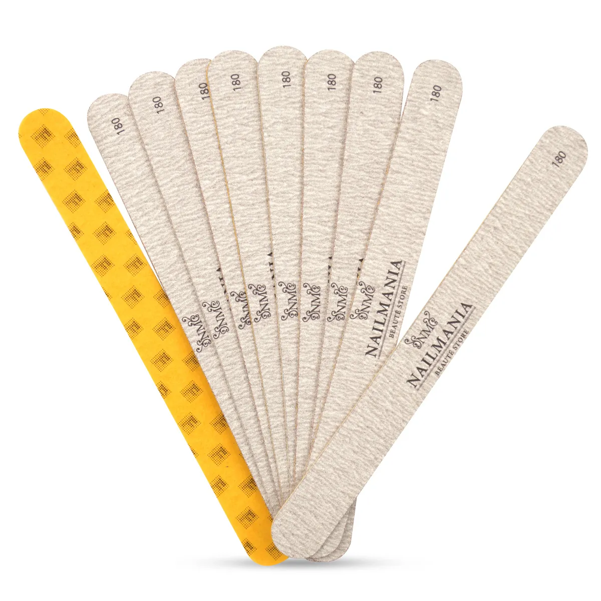 Superior, 10 stk. filepapir til almindelig hygiejnefil, grit 180