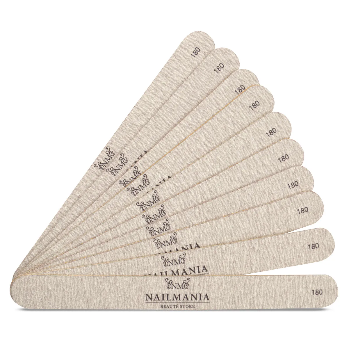 Superior, 10 stk. filepapir til almindelig hygiejnefil, grit 180