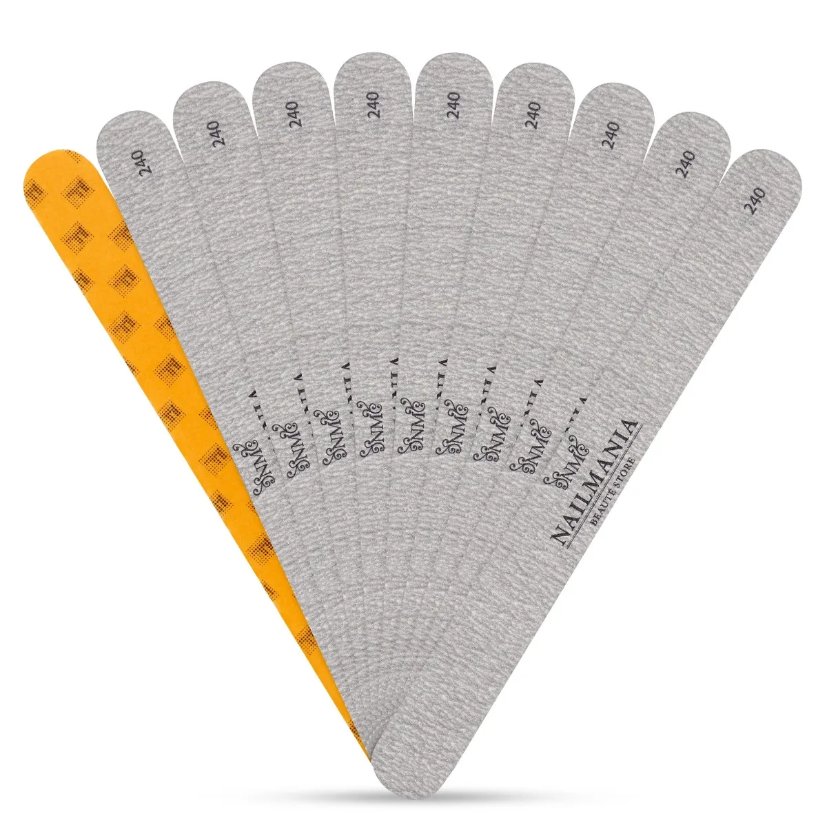 Superior, 10 stk. filepapir til almindelig hygiejnefil, grit 240