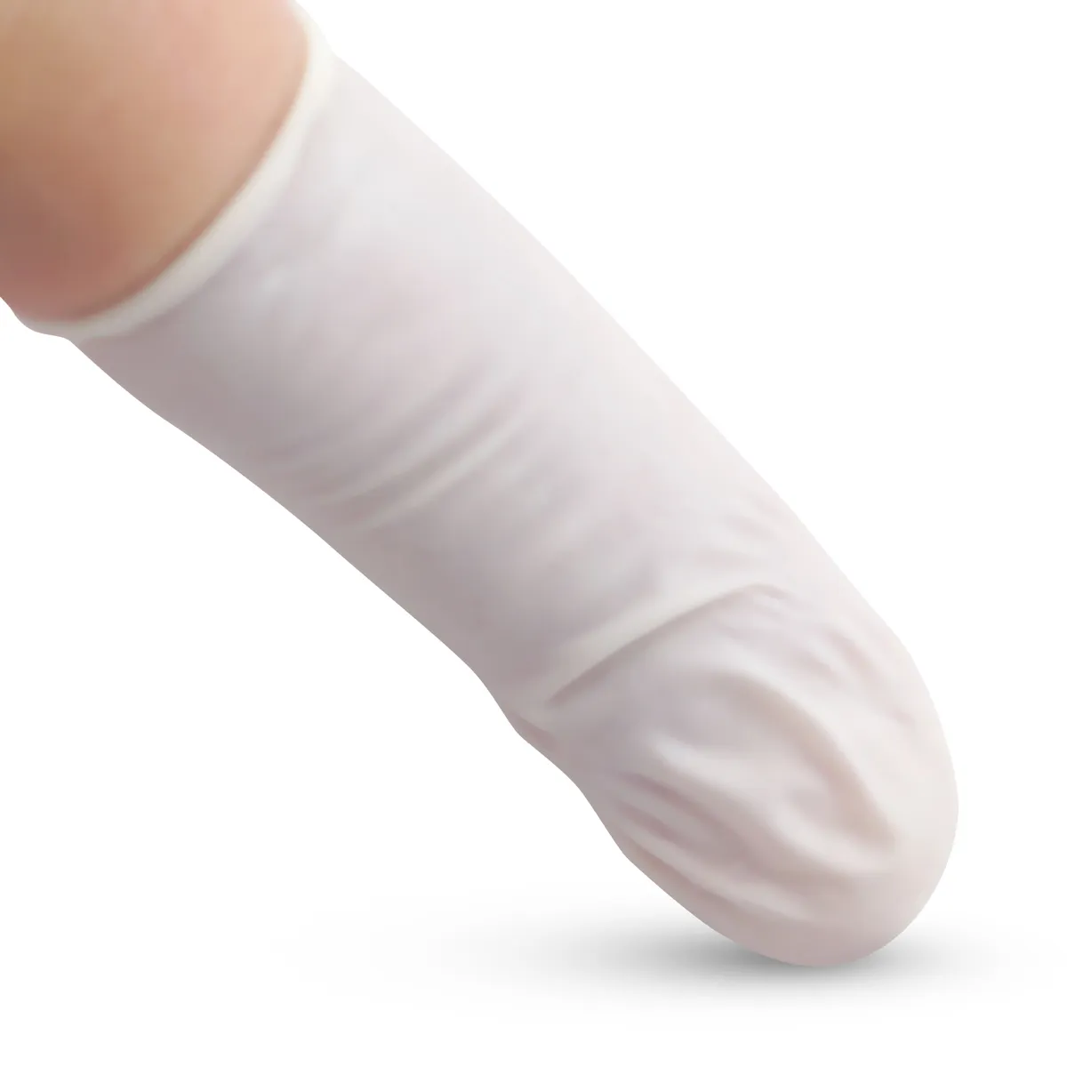 Latex fingerdutter one size, 10 stk