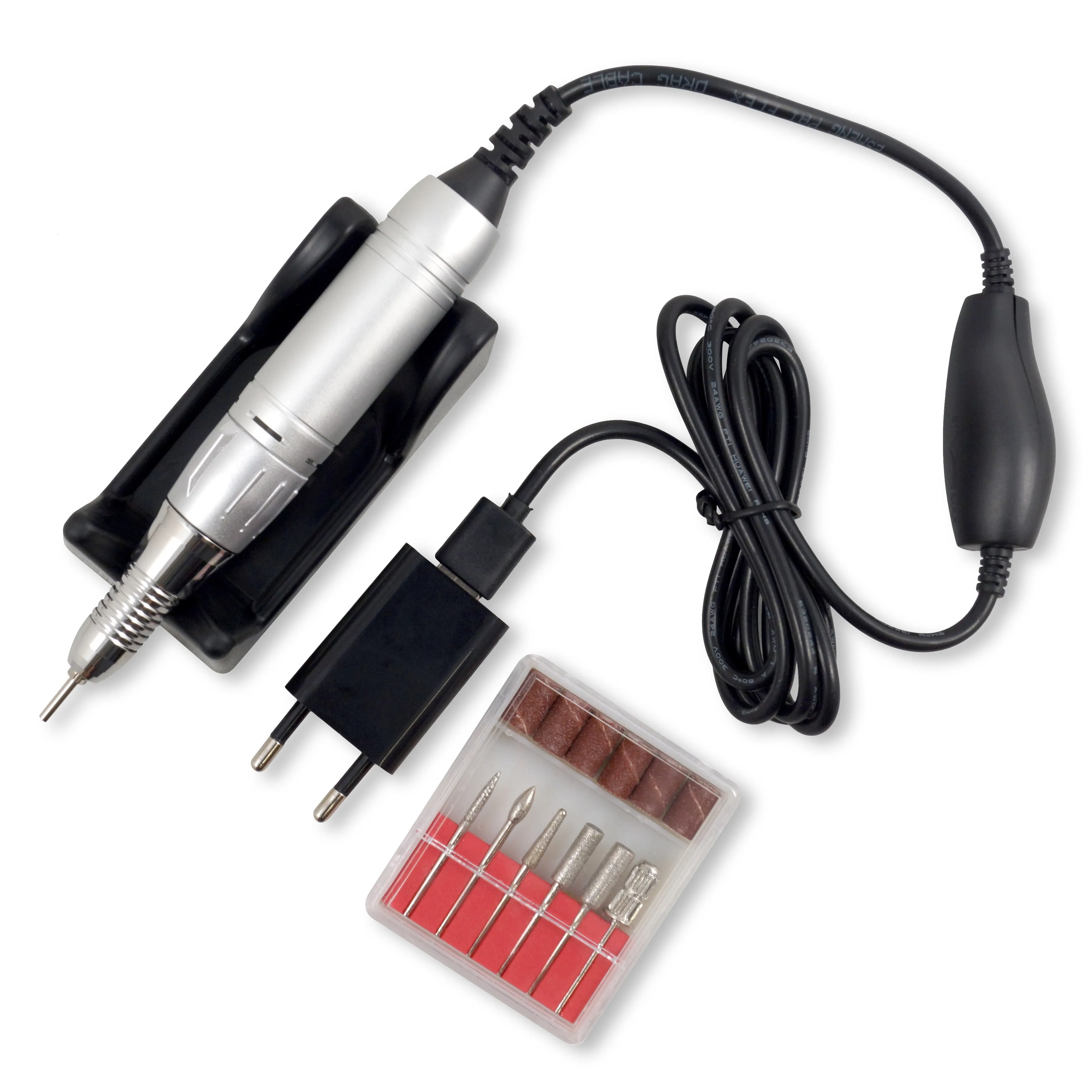 Mini file-/manicuremaskine til USB