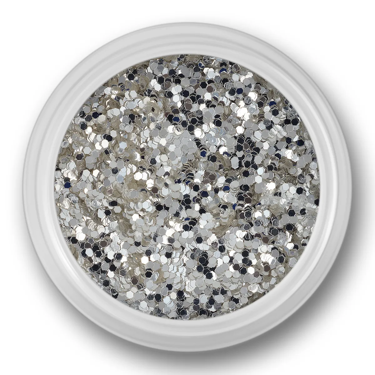 Glitter Dust, sølvhvid