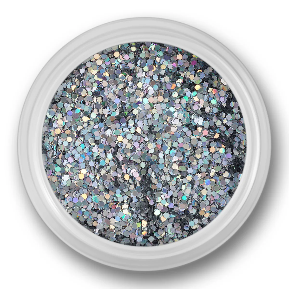 Glitter Dust, sølv multicolor