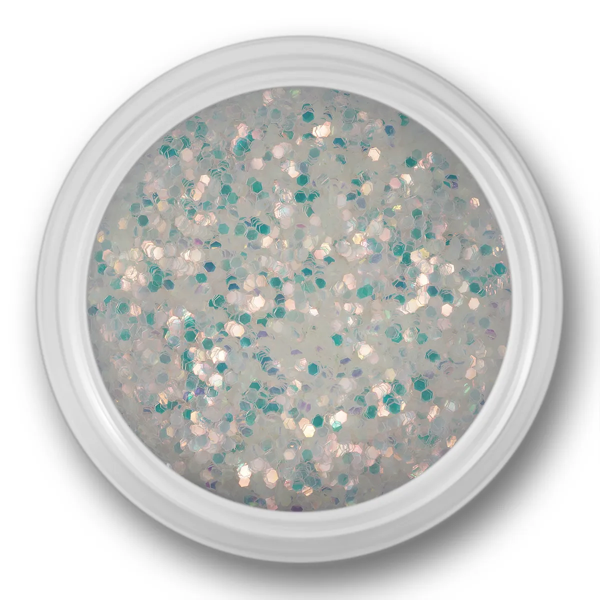Glitter Dust, hvid multicolor