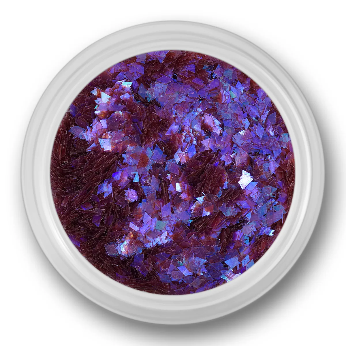 Glitter Dust, rhombe, lilla opal