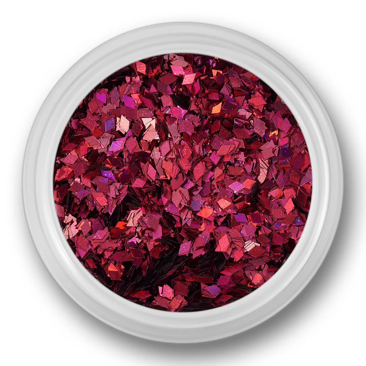 Glitter Dust, rhombe, mørk pink