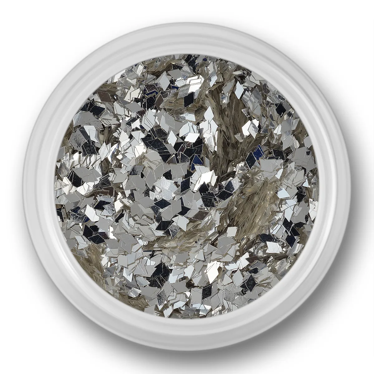 Glitter Dust, rhombe, hvidsølv