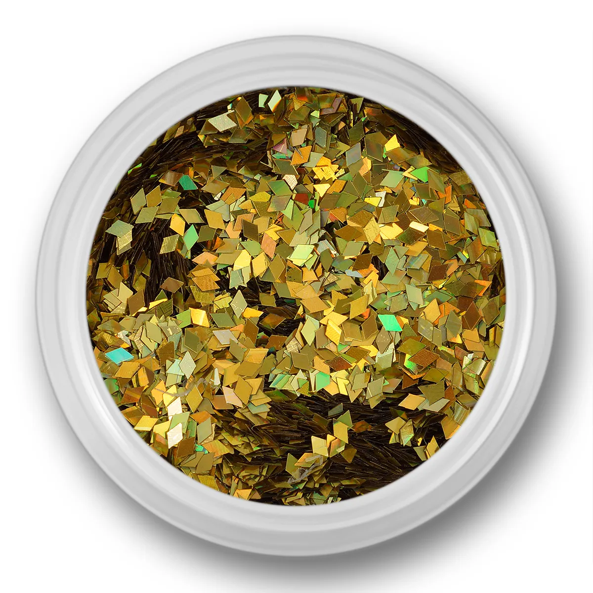 Glitter Dust, rhombe, lys guld