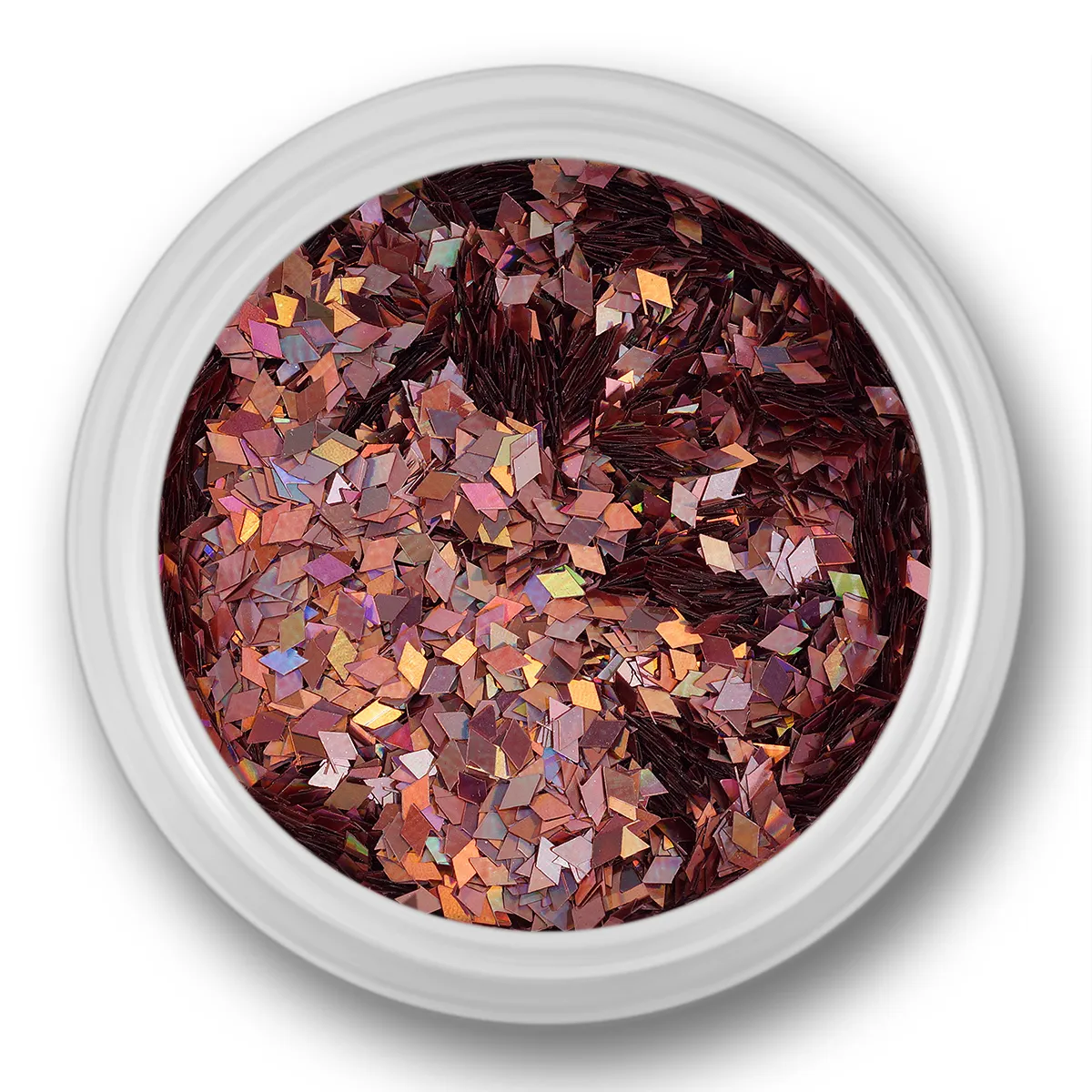 Glitter Dust, rhombe, rosa multi