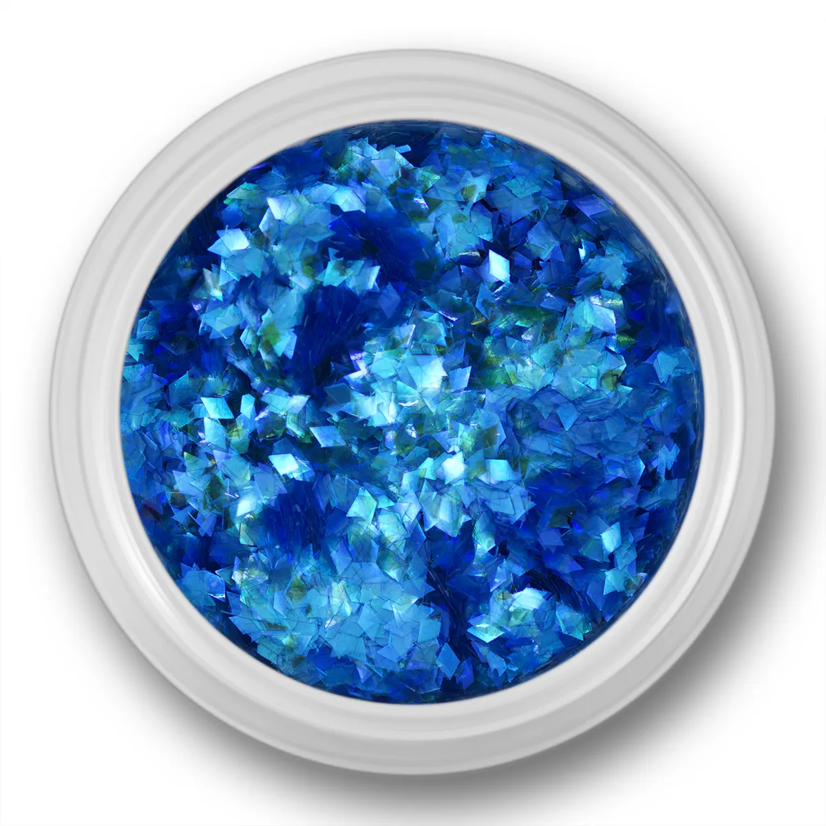 Glitter Dust, rhombe, blå multicolor