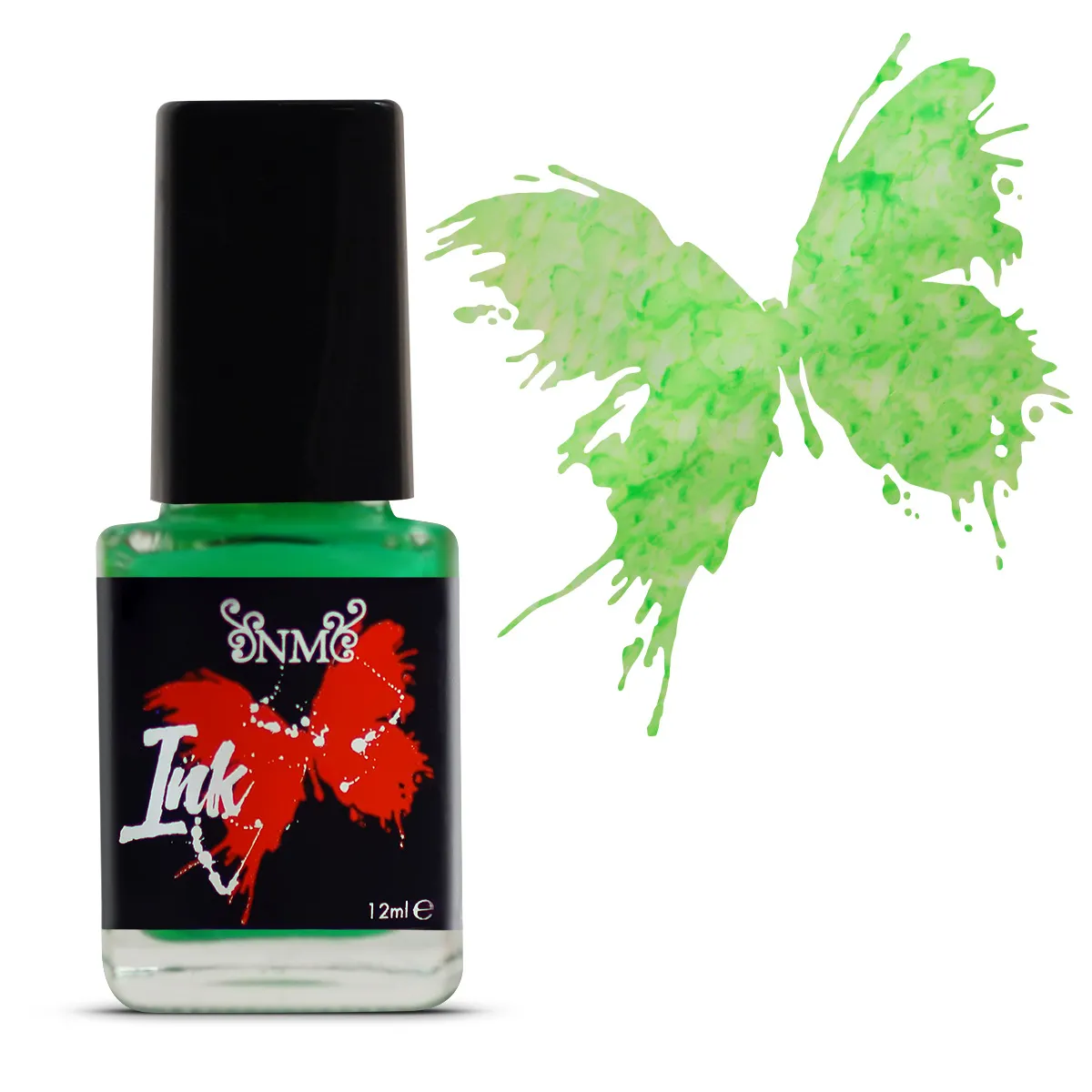 INK, neon grøn, 12ml