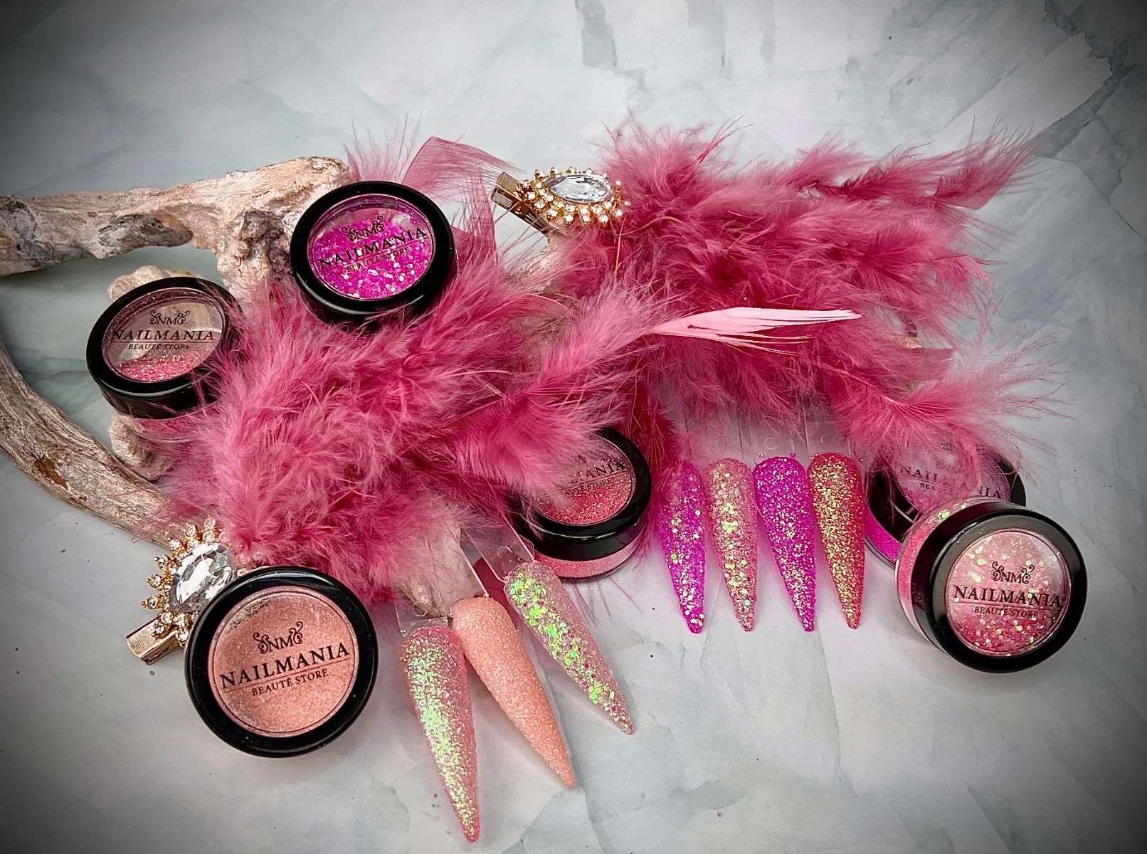 Pink Luksus, glitter series