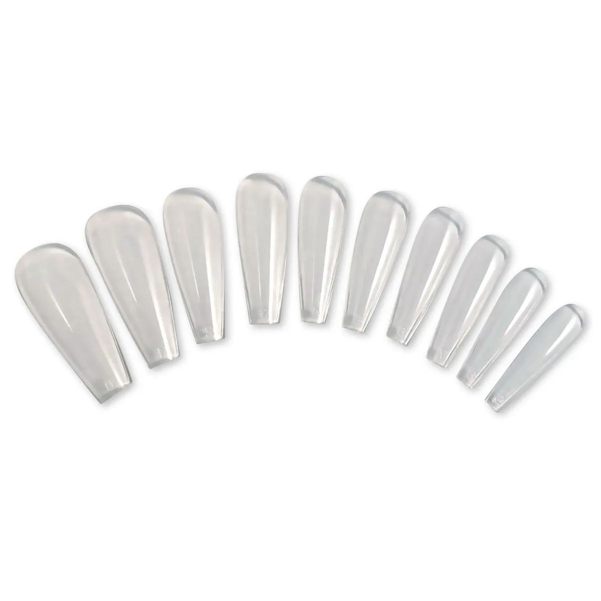 PRESS ON TIPPER, KLAR, BALLARINA, 600 stk