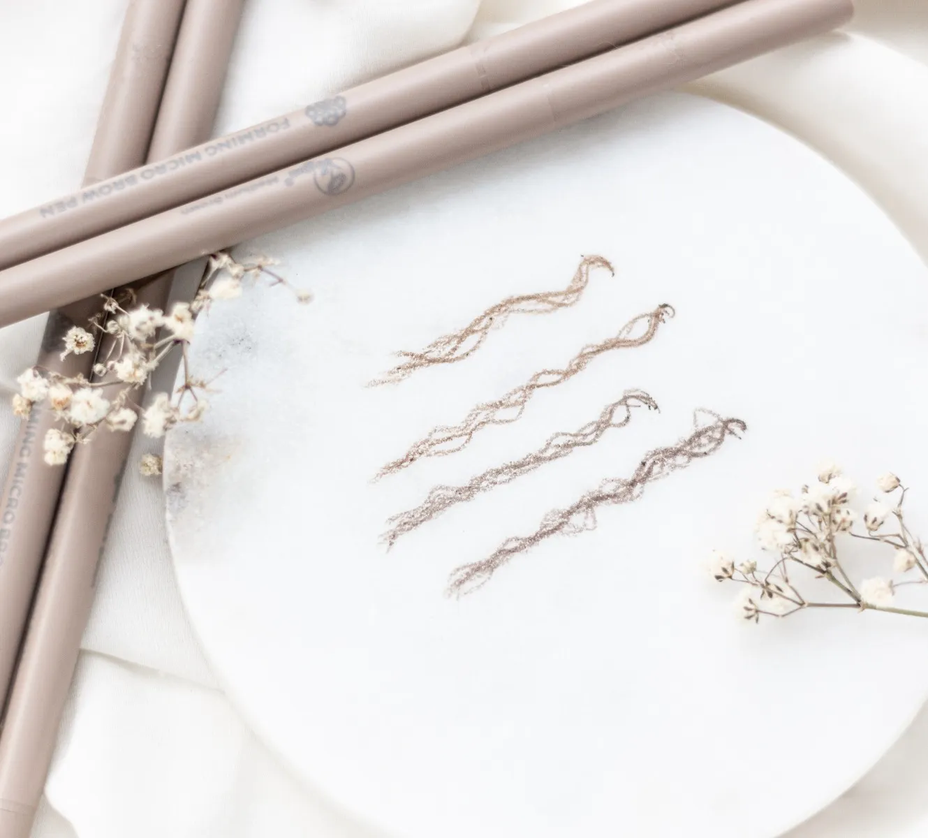 Sanzi Beauty Forming Micro Brow Pen, Medium Brown