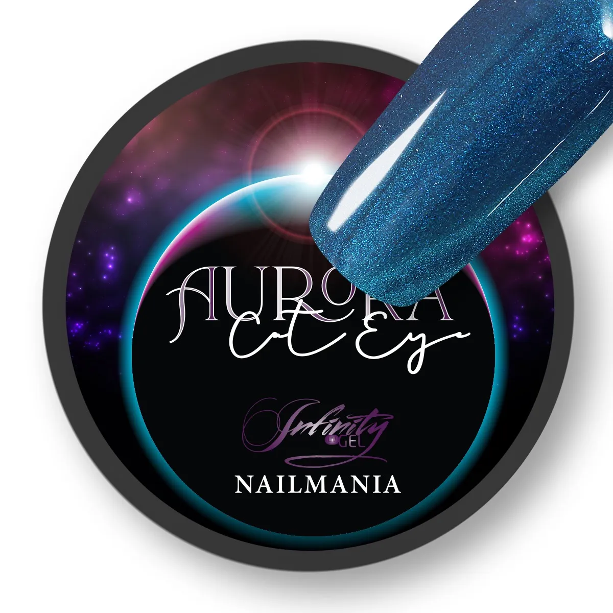 Infinity, Aurora, Cat Eye, Blue, 5ml