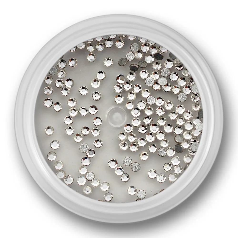 Zirkonia krystal, klar, 1,3mm, ca. 100 stk. SS3