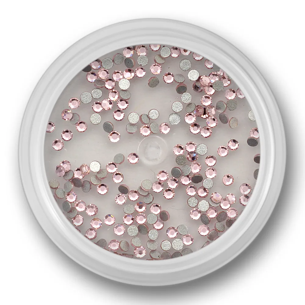 Zirkonia krystal, lyserød, 1,5mm, ca. 100 stk. SS4