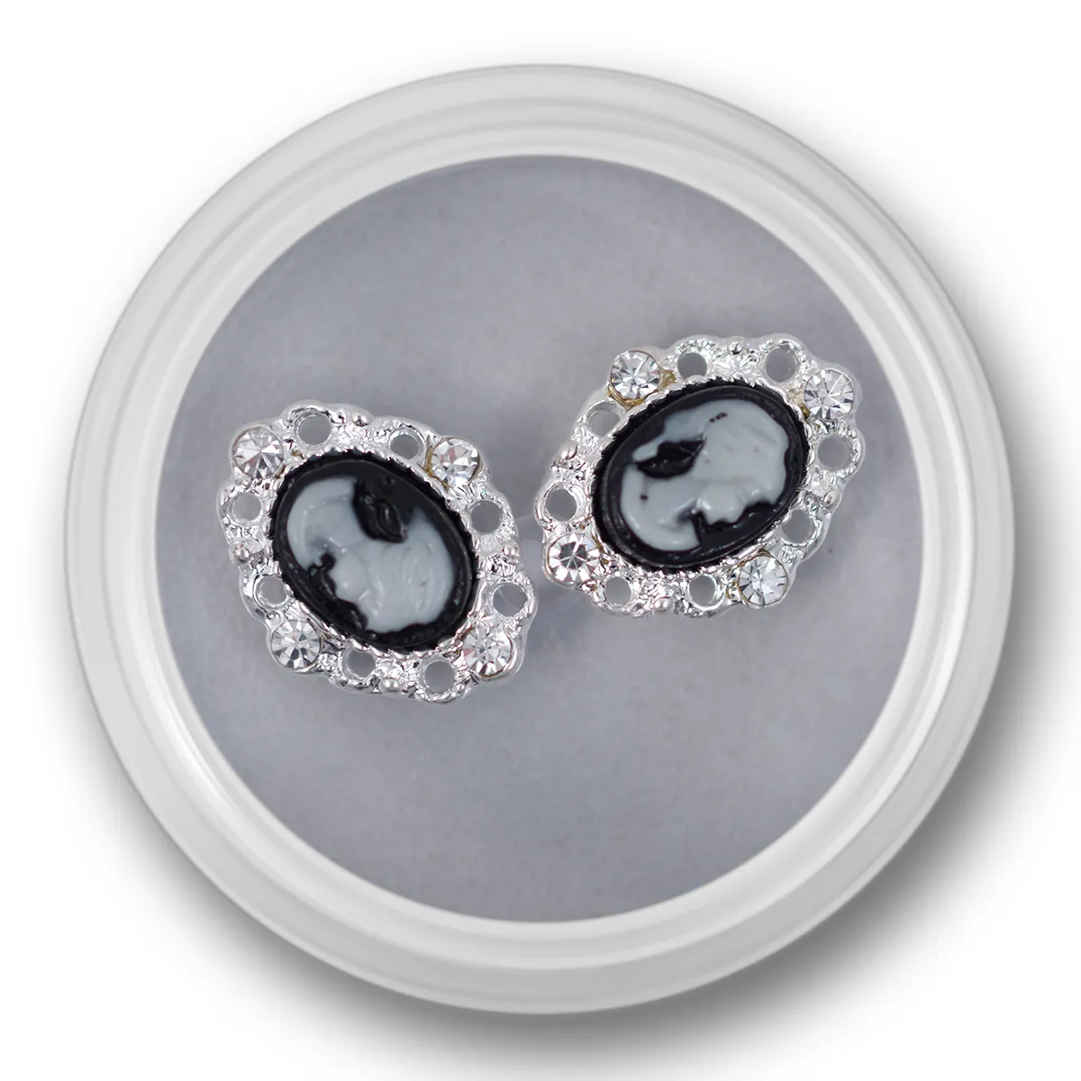 2 stk. 3D Camé i sort og sølv