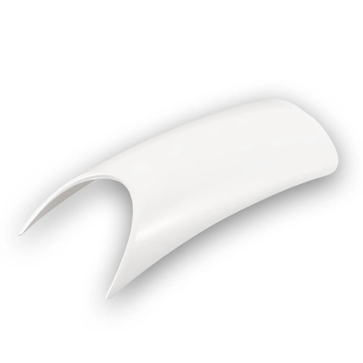 500 stk tipper Hvid, Uden fals