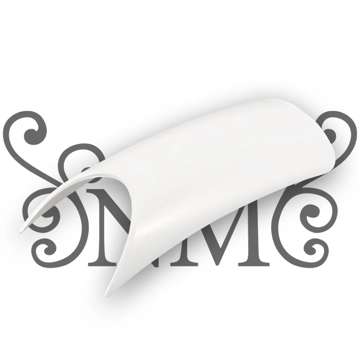 500 stk tipper Hvid, Uden fals