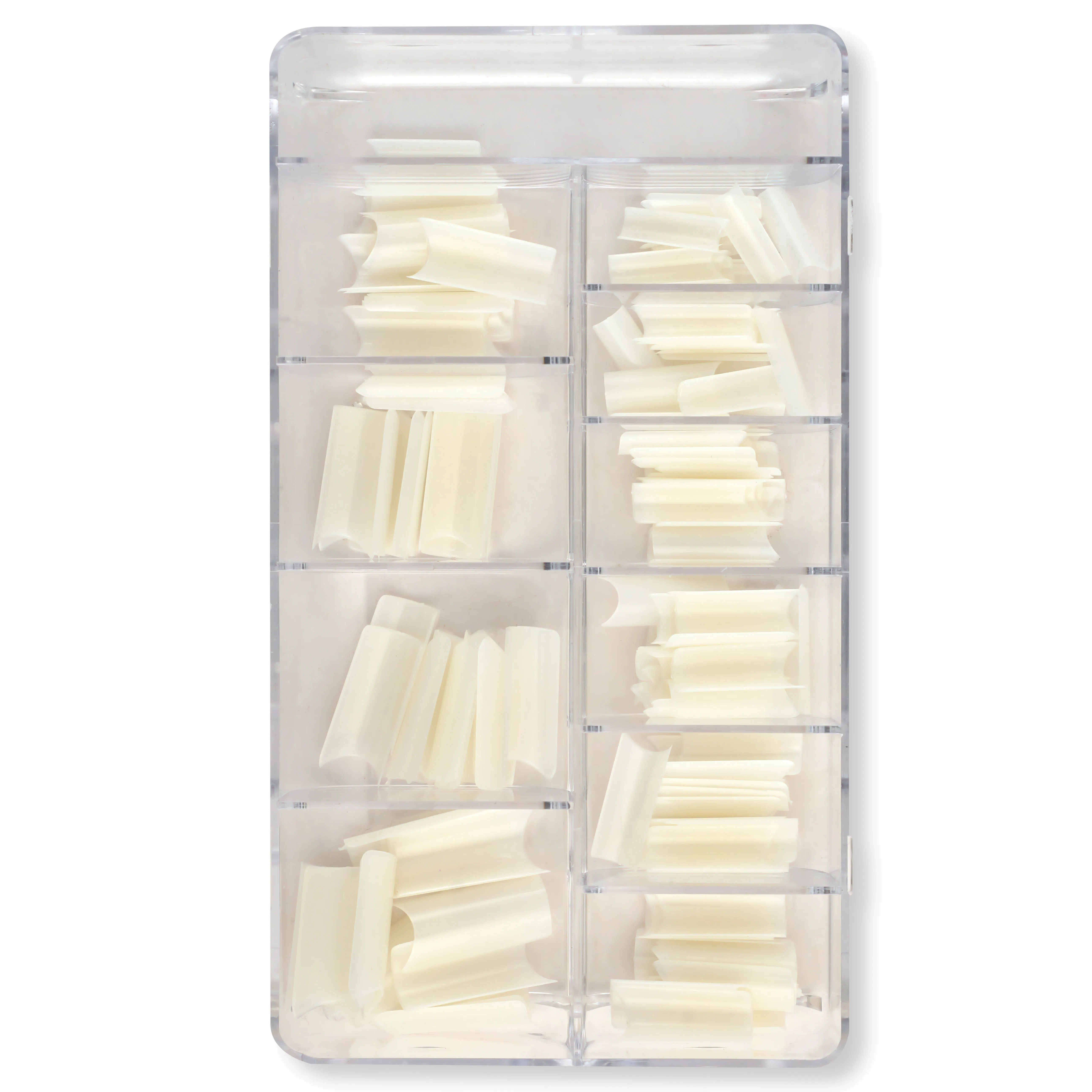 100 stk tunnel  tipper natur, Uden fals