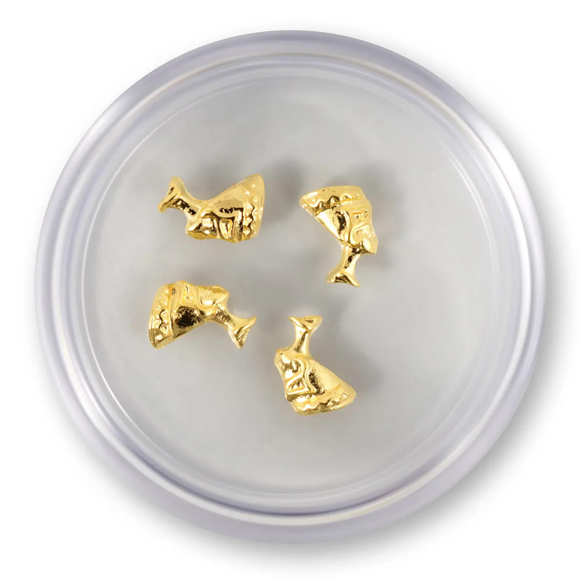 Nefertiti i guld, 4 stk.