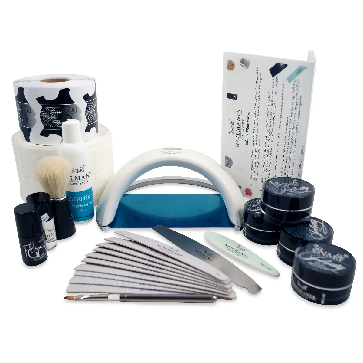 Professionelt gele startsæt.