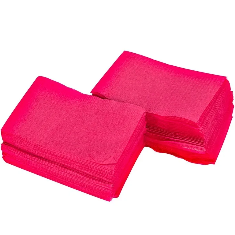 Engangs underlag/dug, pink, 50 stk.