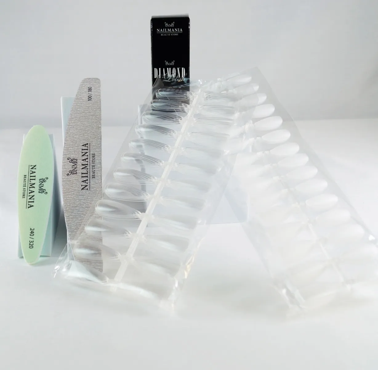 Easy Press on gel tips, sæt