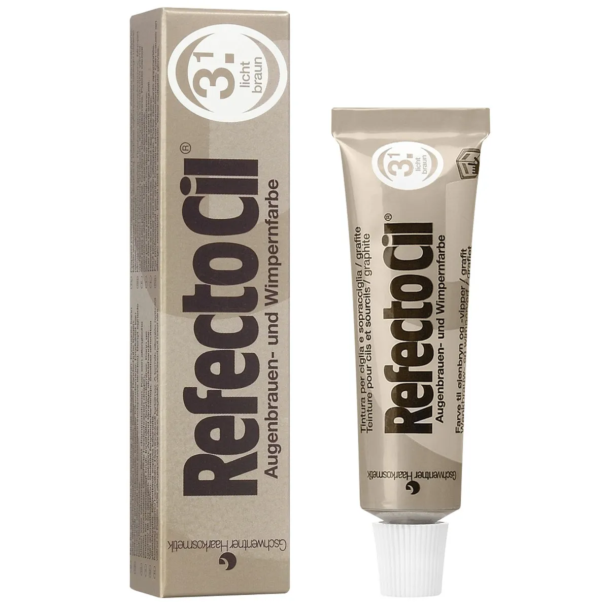 RefectoCil vippe- og brynfarve, lysebrun